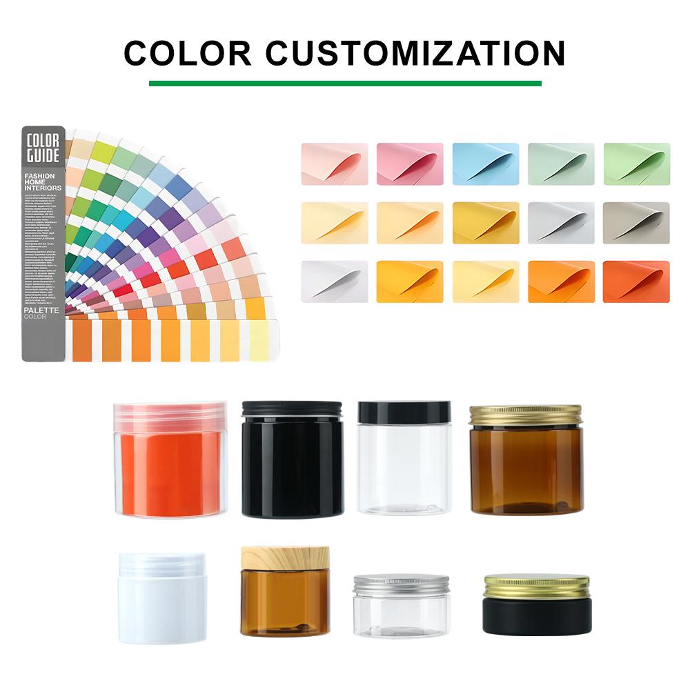 Color customization samples for packaging