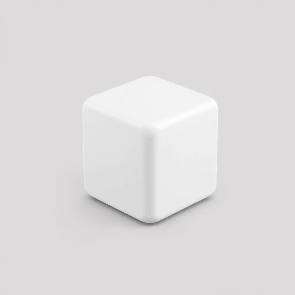 Cube icon representing 3D sample