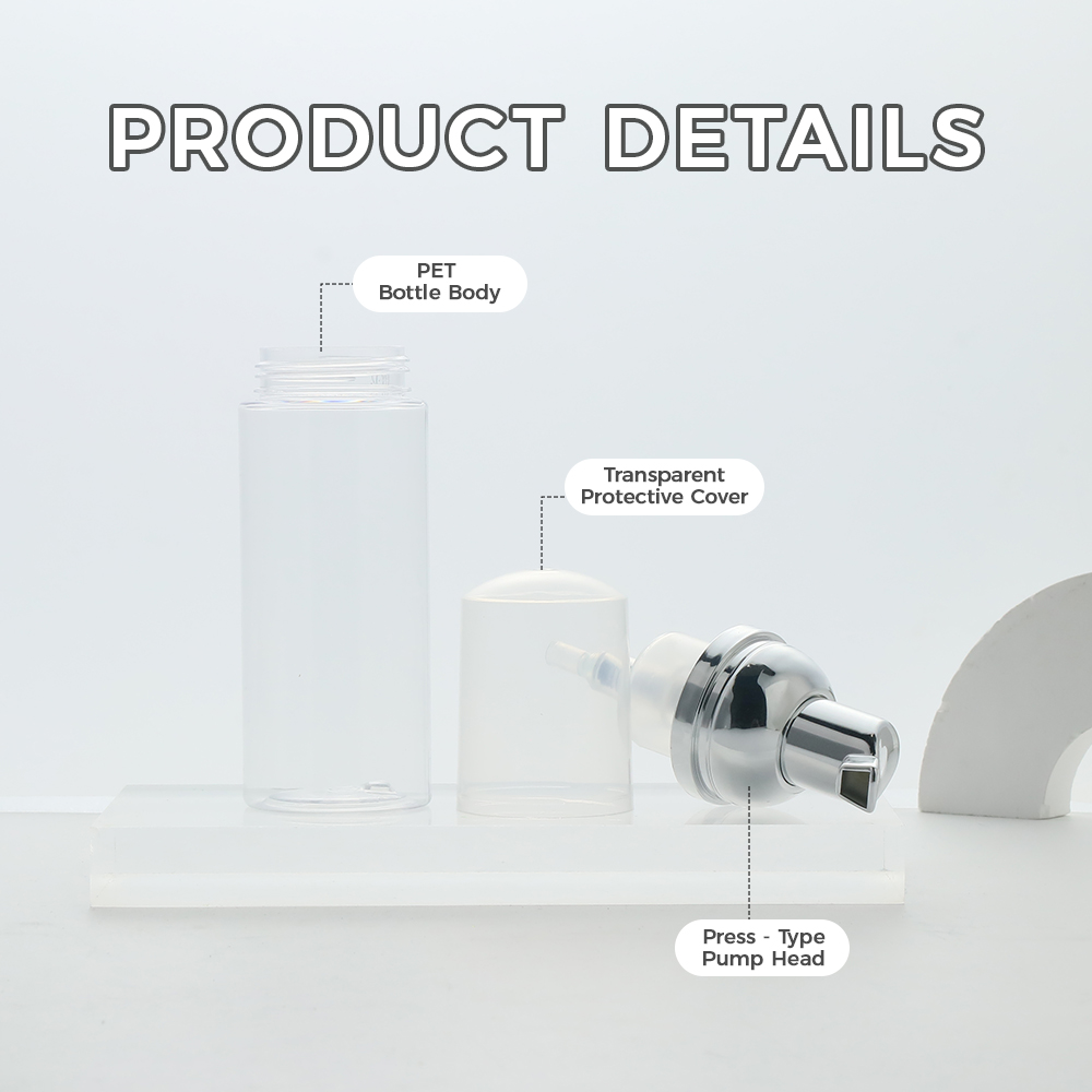 Silver-plated foam pump head