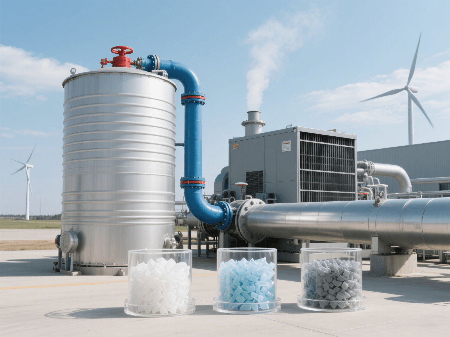 Industrial gas tanks